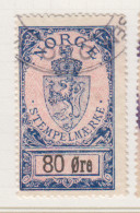 Noorwegen Fiskale Zegel Cat. Barefoot Stempelmaerke(Documentary) 38 - Revenue Stamps