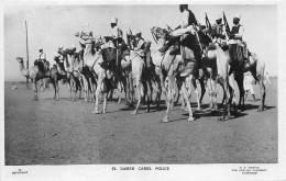 US5380 El Damer Camel Police Military Real Photo Sudan Africa - Soudan