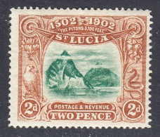 St. Lucia 1902 Mint Mounted, Sc# 49 ,SG 63 - St.Lucia (...-1978)