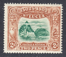 St. Lucia 1902 Mint Mounted, Sc# 49 ,SG 63 - Ste Lucie (...-1978)