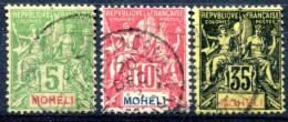 Mohéli         4/5 - 9 Oblitérés - Used Stamps