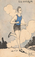 La Course à Pied * CPA Illustrateur .. Robert * Homme Athlétisme - Athlétisme