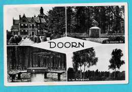 * Doorn (Utrecht - Nederland) * (Uitgave Leesbibliotheek) Fotokaart, Doornse Kei, Berkenbos, Steenen Tafel, Old - Doorn
