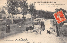 77-VILLIERS-LES-MAYETS- ENVIRONS LA FERTE GAUCHER- UNE RENCONTRE AU COIN DE LA FERME - La Ferte Gaucher