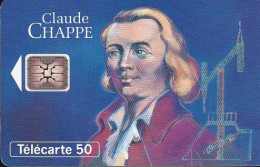 F438 - 09/1993 - CLAUDE CHAPPE - 50 SC5 (verso : N° Petits) - 1993