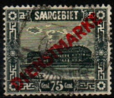 SARRE 1922-4 O - Dienstmarken