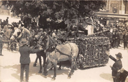 18-AUBINGY-SUR-NERE- CARTE-PHOTO- FÊTE CHAR - Aubigny Sur Nere