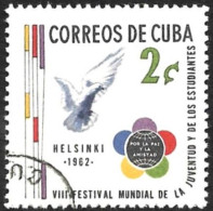 CUBA  1953 -   YT 21A - Festival De La Jeunesse Helsinki  - Oblitéré - Usati