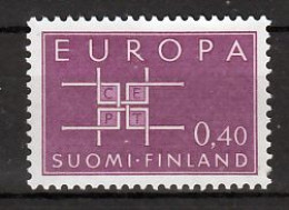 Finland Europa Cept 1963 Postfris - 1963