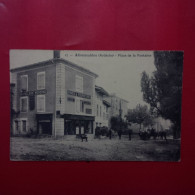 ALBOUSSIERE ARDECHE PLACE DE LA FONTAINE - Other & Unclassified