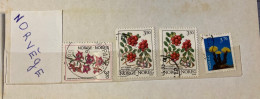 4 Timbres Oblitérés Thème Fleurs Voir Scan - Oblitérés