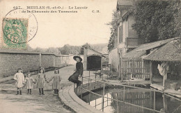 Meulan * 1907 * Le Lavoir De La Chaussée Des Tanneries * Enfants Villageois - Meulan