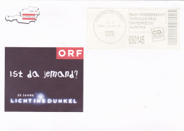 LIGHT IN THE DARK TELETHON ADVERTISING, POSTAGE PAID SPECIAL COVER, 2014, AUSTRIA - Covers & Documents