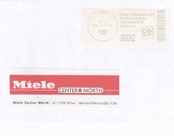 MIELE COMPANY ADVERTISING, POSTAGE PAID COVER, 2014, AUSTRIA - Covers & Documents