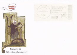 ANTIQUE ARTWORKS- CODEX 965, POSTAGE PAID SPECIAL COVER, 2014, AUSTRIA - Brieven En Documenten