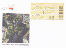 FRIEDENSREICH HUNDERTWASSER, ARCHITECT, POSTAGE PAID SPECIAL COVER, 2003, AUSTRIA - Covers & Documents