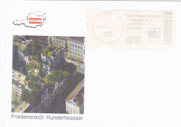 FRIEDENSREICH HUNDERTWASSER, ARCHITECT, POSTAGE PAID SPECIAL COVER, 2015, AUSTRIA - Storia Postale