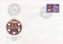 ORGANIZATIONS, ILO- INTERNATIONAL LABOUR ORGANIZATION, COVER FDC, 1969, SWITZERLAND - IAO