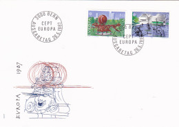 EUROPA CEPT, MODERN ARCHITECTURE, COVER FDC, 1987, SWITZERLAND - 1987