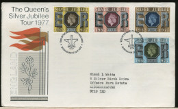 GRAN BRETAGNA - GREAT BRITAIN -  FDC 1977 -   The QUEEN'S Siver Jubilee - 1971-1980 Decimal Issues