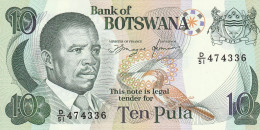 BOTSWANA 10 PULA ND/1992  P-12  UNC - Botswana