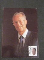 Carte Souvenir SM Roi Baudouin Avec Oblitération Du Premier Jour: 2382 De 1990 - Souvenir Cards - Joint Issues [HK]