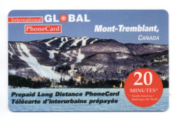 Carte Prépayée WHISTLER Canada Télécarte  Global Phonecard Karte (salon 372) - Kanada