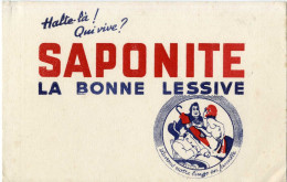 BUVARD  LA BONNE LESSIVE  SAPOINTE   -  PUBLICITE - Produits Ménagers