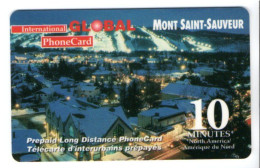 Carte Prépayée MONT SAINT-SAUVEUR  Canada Télécarte  Global Phonecard Karte (salon 373) - Kanada