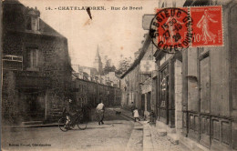 N°115667 -cpa Chatelaudren -rue De Brest- - Châtelaudren