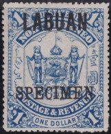 Lbuan  .    SG    .   Xxx - Specimen   (2 Scans)        .    *      .   Mint-hinged - Andere & Zonder Classificatie