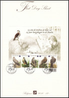 FDS BL182°(4030/4034) - 25ans De Timbres De Haut Vol / 25 Jaar Hoogvliegers In De Filatelie - BUZIN - EUROPE - Aigles & Rapaces Diurnes