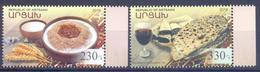 2018. Mountainous Karabakh, National Cuisine, 2v, Mint/** - Armenia