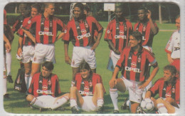 USA 1998 FOOTBALL CLUB MILAN CLUIVERT BIERHOFF MALDINI BARESI - Deportes