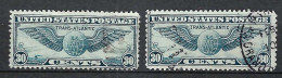 ETATS UNIS P.A. 1918-40: Lot D'obl., 2 Nuances - 1a. 1918-1940 Usados