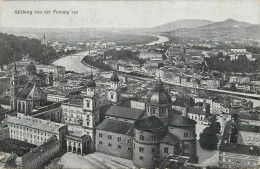 Postcard Austria Salzburg Von Der Festung Aus - Salzburg Stadt