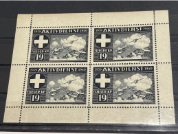 Schweiz Swiss Soldatenmarken.aktivdienst 1939 1940 Flieger Kp 19 Vliegtuig Oorlog Z 25 - Vignetten