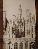 Photo 1890's Château De Chambord Vue Sur Les Combles Tirage Albuminé Albumen Print Vintage - Plaatsen
