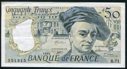 50 Francs Quentin De La Tour, 1992, Alphabet R. 71 - 50 F 1976-1992 ''Quentin De La Tour''