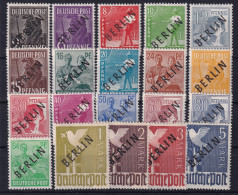 BERLIN 1948 - MLH - Mi 1-20 - Complete Set! - Sig. Schlegel - Neufs