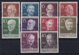 BERLIN 1952 - MNH - Mi 91-100 - Complete Set!  - Unused Stamps