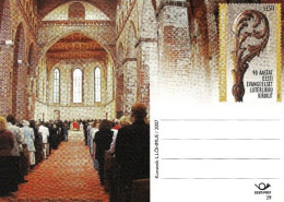 Estonia Estland Estonie 2007 Prepaid Postcard (No39) Estonian Evangelical Lutheran Church, 90th Anniversary (unaddres.) - Estonie