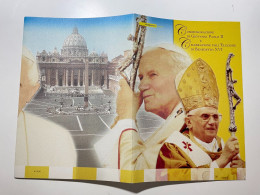 2005 Folder I Due Papi Commemorazione Giovanni Paolo II E Elezione Benedetto XVI - Folder