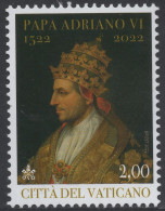 Vaticano 2022 Correo 1898 **/MNH 500 Aniv. Eleccion Del Papa Adriano VI - Nuovi