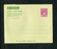 "NIGERIA" Aerogramm ** (0648) - Nigeria (1961-...)