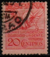 ESPAGNE 1929 O CHIFFRE DE CONTROL AU VERSO DENT 13x12.5 - Exprès