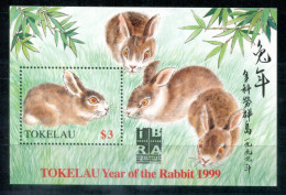 TOKELAU Block 16 I, Bl.16 I Mnh - Jahr Des Kaninchens, Year Of The Rabbit, Année Du Lapin - TOKÉLAOU - Tokelau