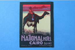 Luggage Label Cairo Hotel National - Etiquetas De Hotel