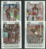 REP. CENTROAFRICANA. Año: 1984. Tema: VENCEDORES EN OLIMPIADAS DE LOS ANGELES. - Centrafricaine (République)