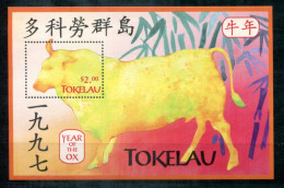 TOKELAU Block 10, Bl.10 Mnh - Jahr Des Ochsen, Year Of The Ox, Année Du Buffle - TOKÉLAOU - Tokelau